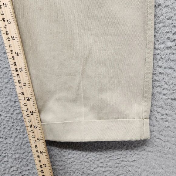 Jos. A. Bank Pants‎ Mens 32x31* Tan Straight Khaki Light Pleated Academia Casual - Picture 8 of 8